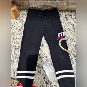 Justice girls leggings/sweat pants..little girls size 6